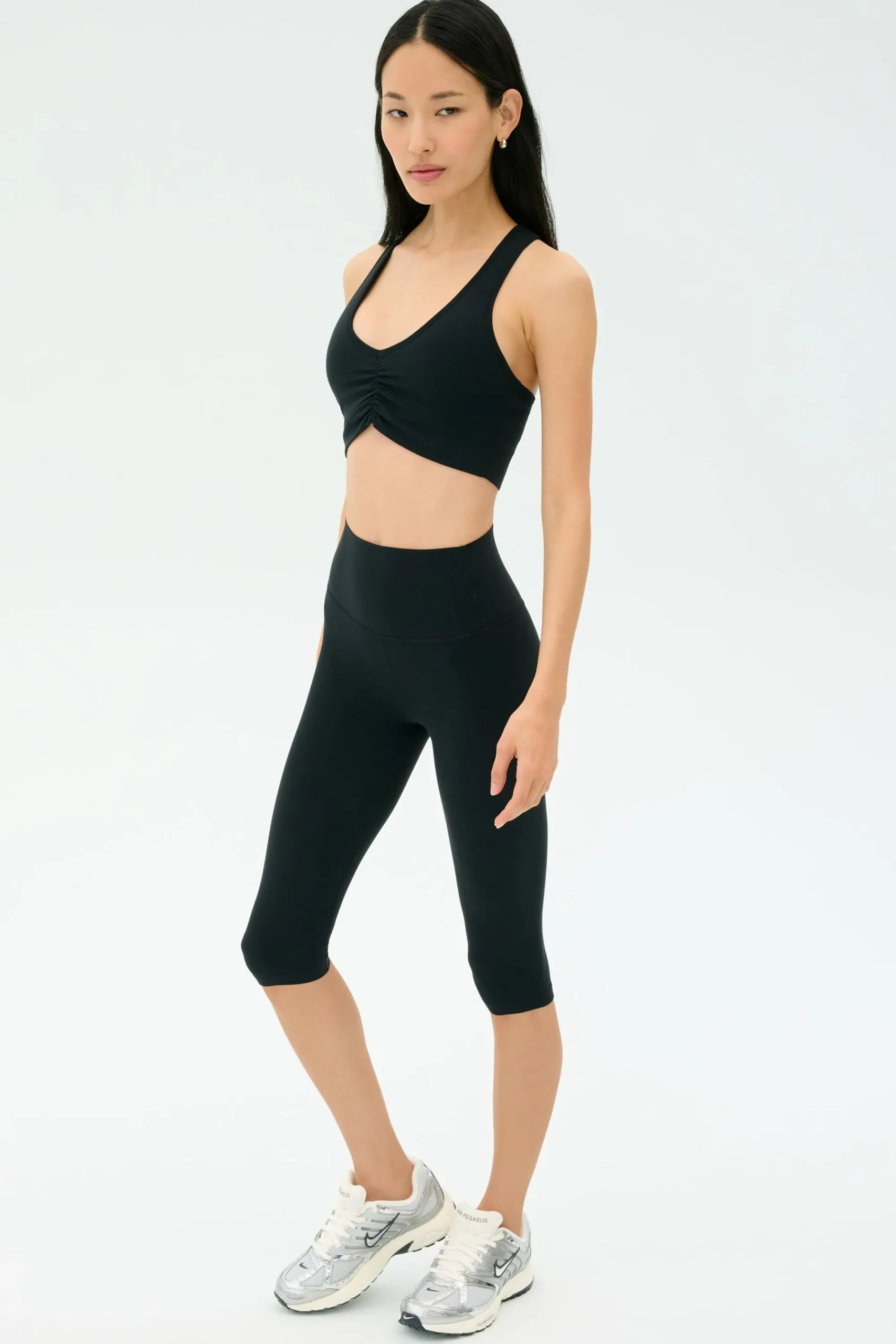 Fashion Airweight High Waist 16" Capri Legging Leggings