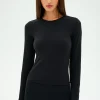 Fashion Airweight Lite Long Sleeve Waist Length Tops & Tanks