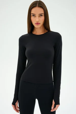 Fashion Airweight Lite Long Sleeve Waist Length Tops & Tanks