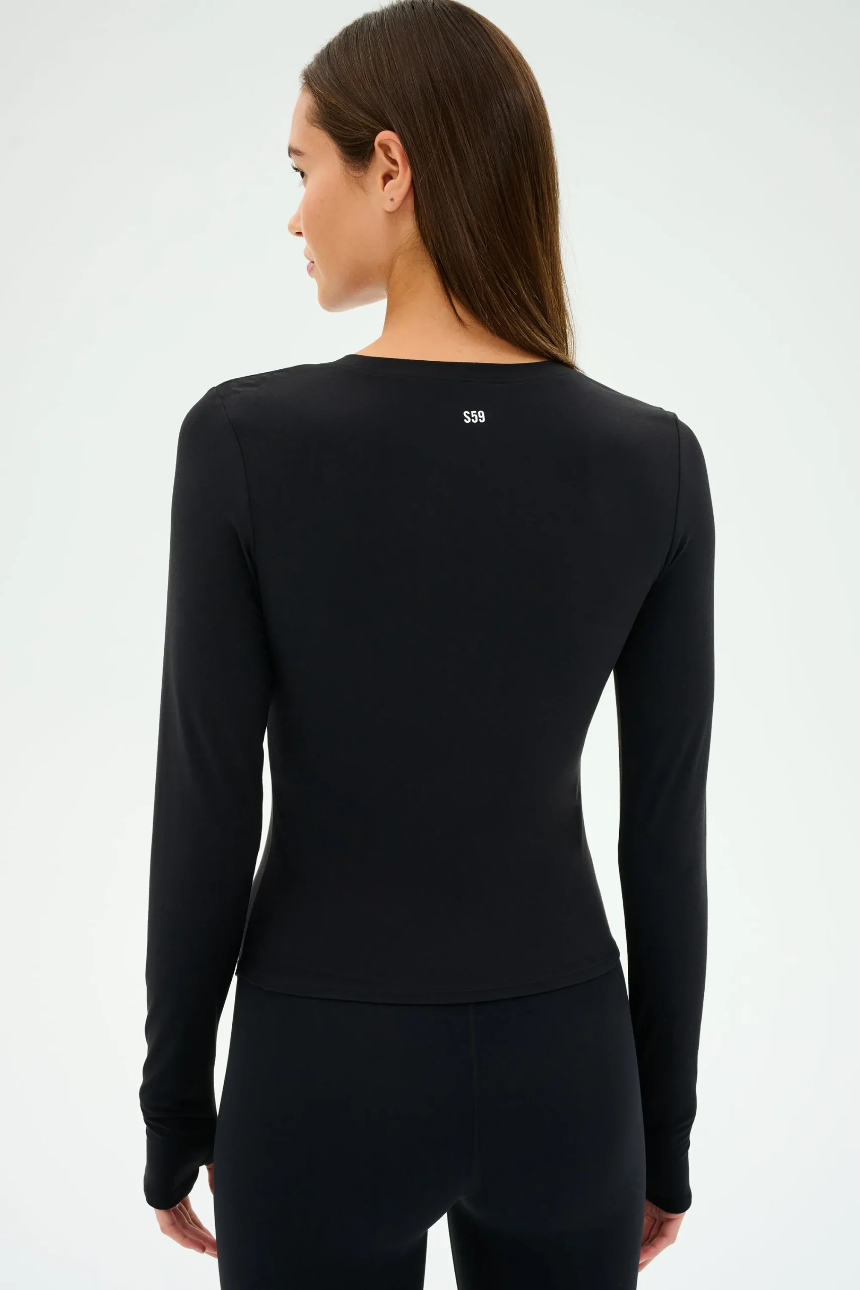 Fashion Airweight Lite Long Sleeve Waist Length Tops & Tanks