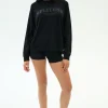 Discount Andie Oversized Fleece Varsity Graphic Sweatshirt Sweats & Tracksuits