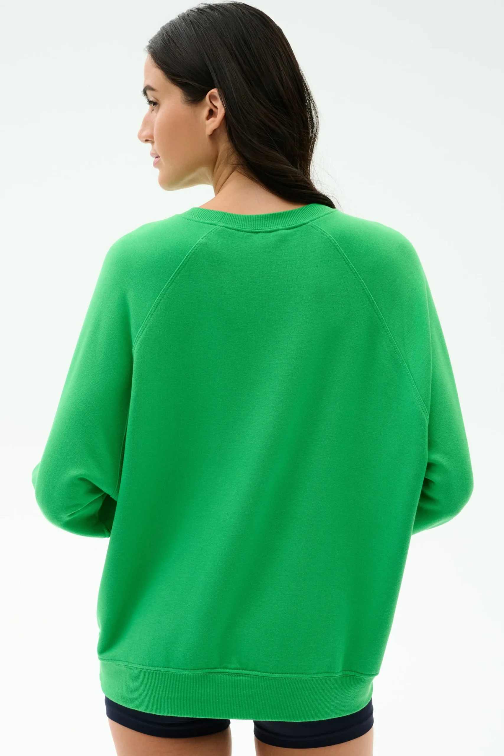 Fashion Andie Oversized Fleece Varsity Graphic Sweatshirt Sweats & Tracksuits