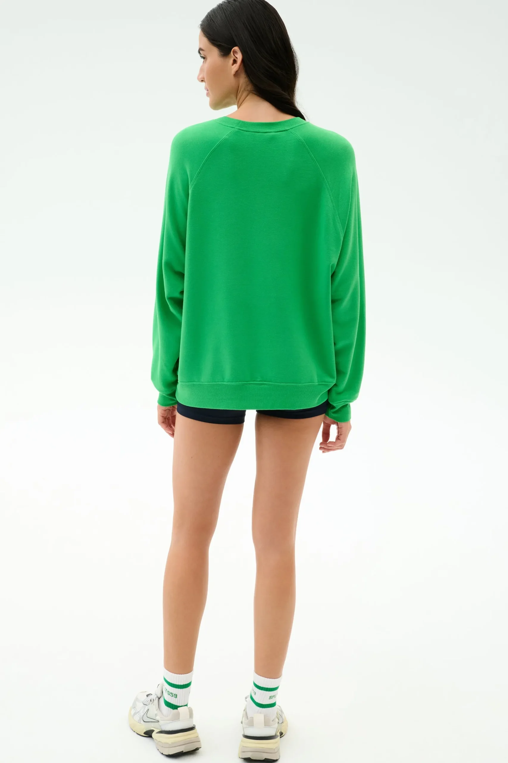 Fashion Andie Oversized Fleece Varsity Graphic Sweatshirt Sweats & Tracksuits