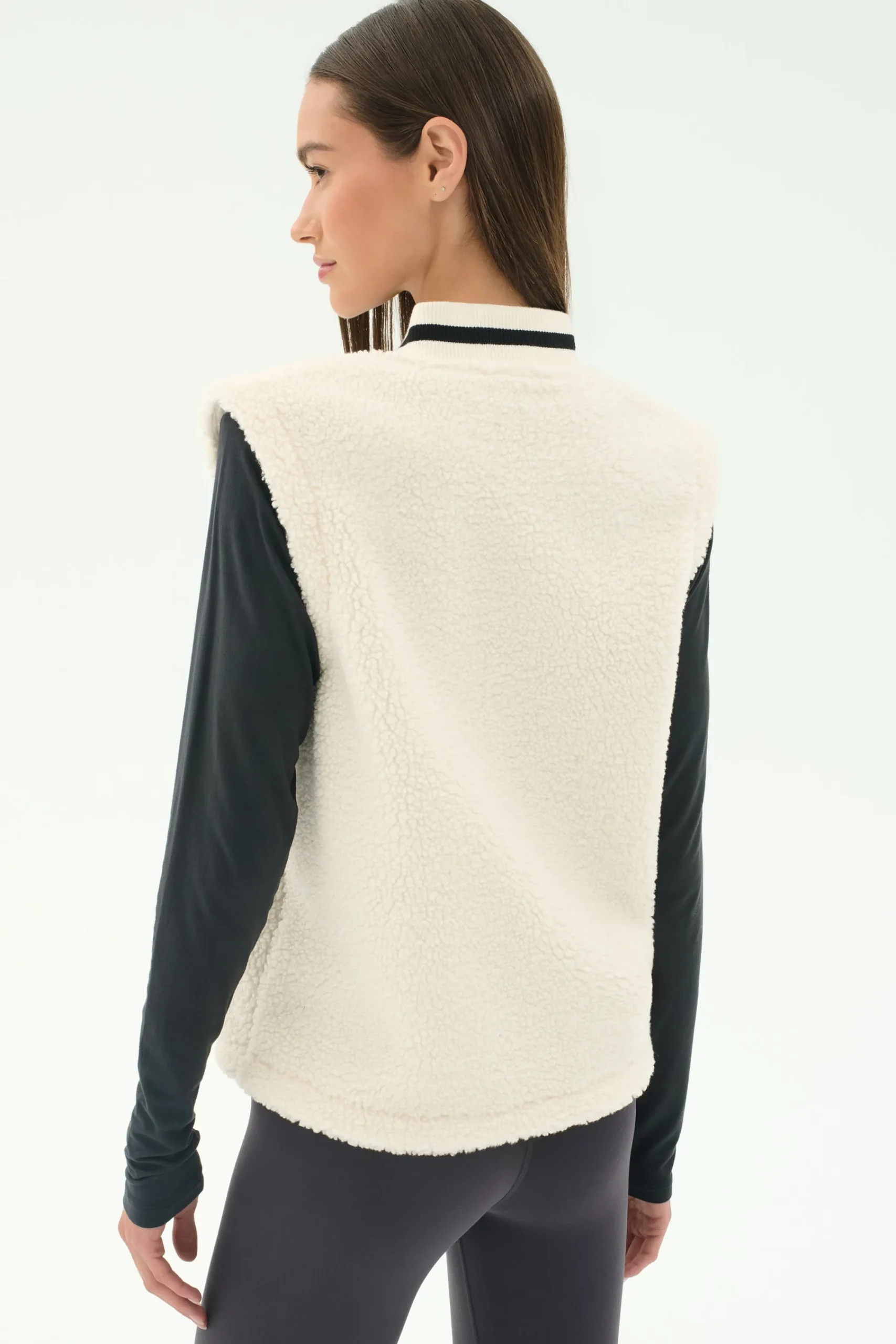 Outlet Aster Sherpa Vest Outerwear