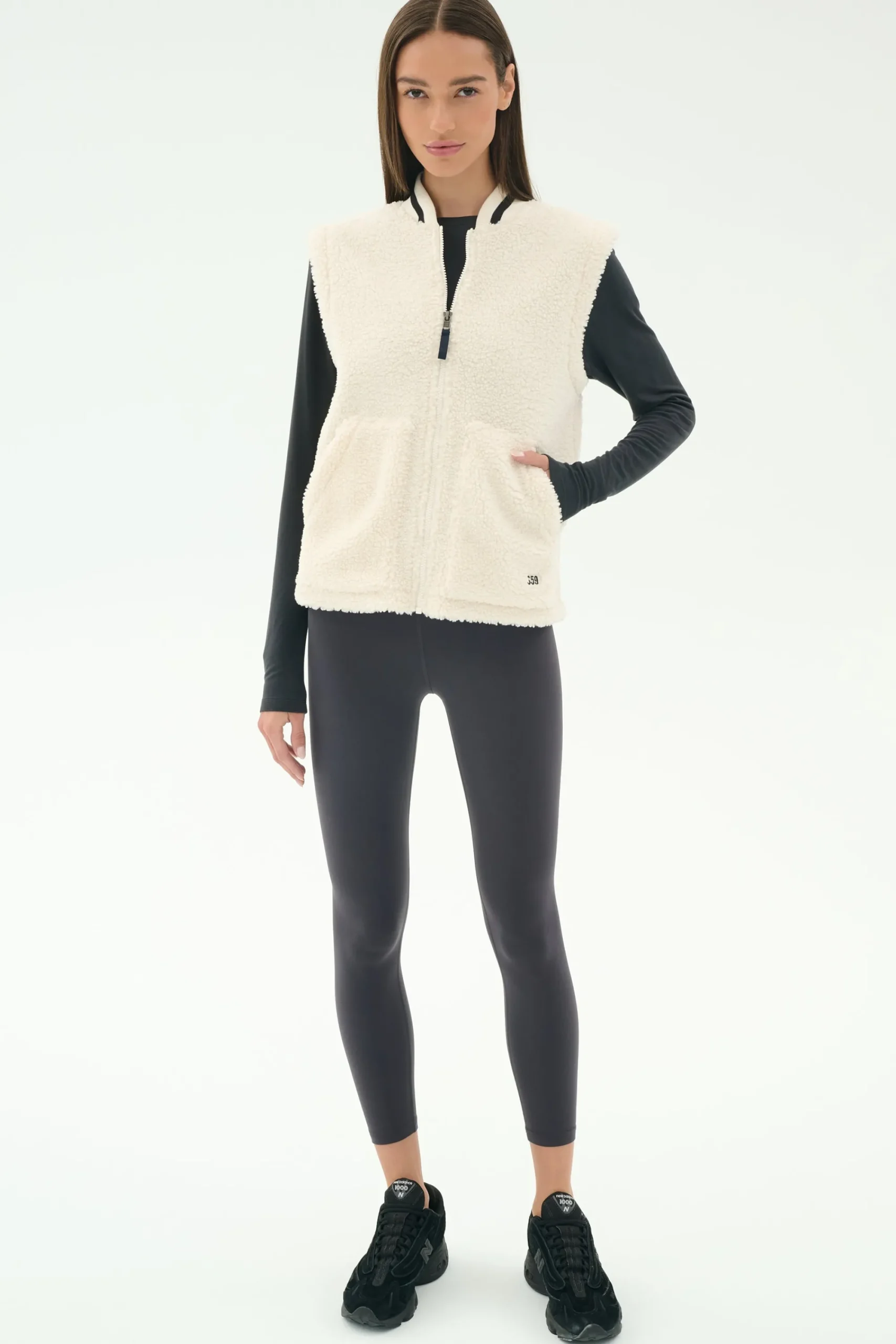 Outlet Aster Sherpa Vest Outerwear