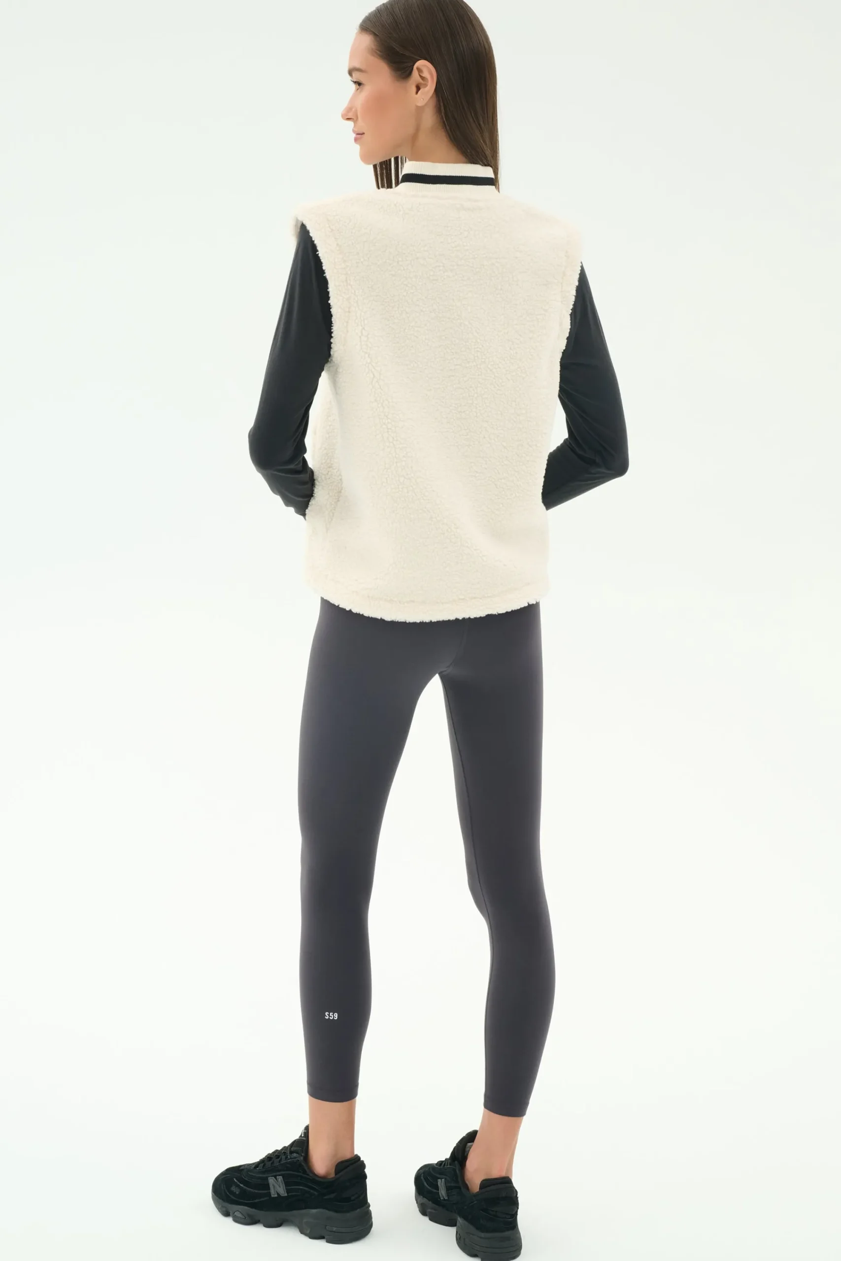 Outlet Aster Sherpa Vest Outerwear