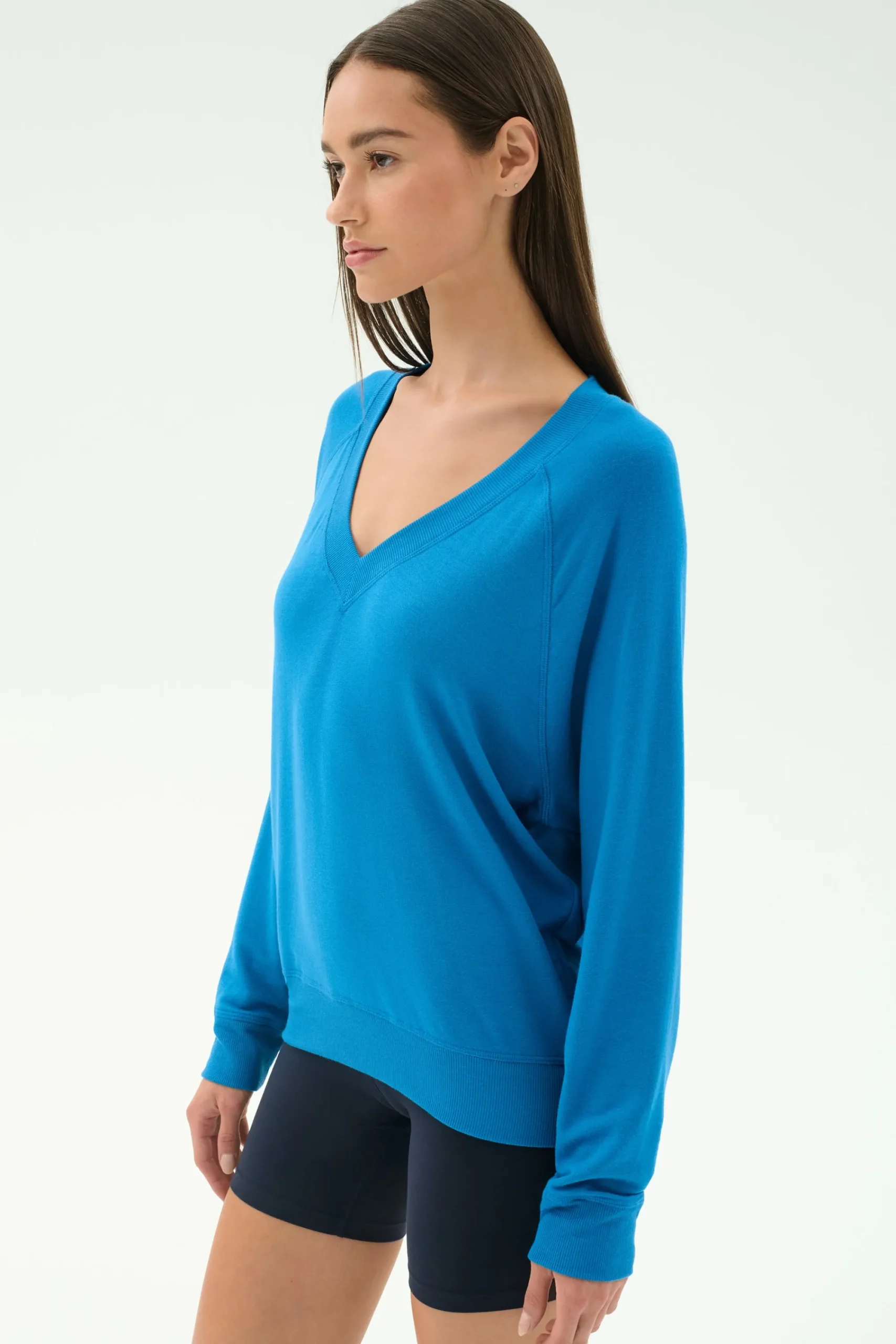 Clearance Bennie Fleece V Neck Sweatshirt Sweats & Tracksuits