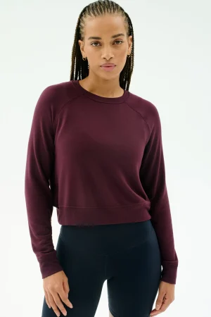 Fashion Brooks Fleece Long Sleeve Sweatshirt Sweats & Tracksuits