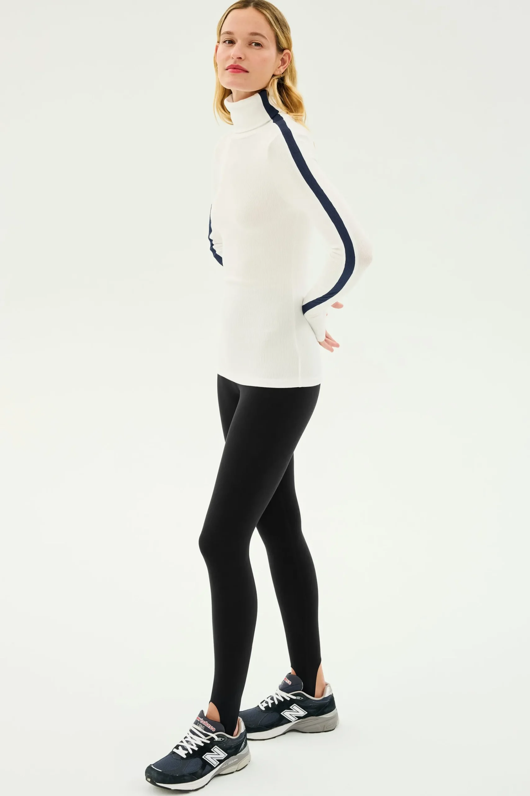 Clearance Jackson Rib Full Length Turtleneck Tops & Tanks