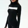 Hot Lennon Rib Turtleneck Tops & Tanks
