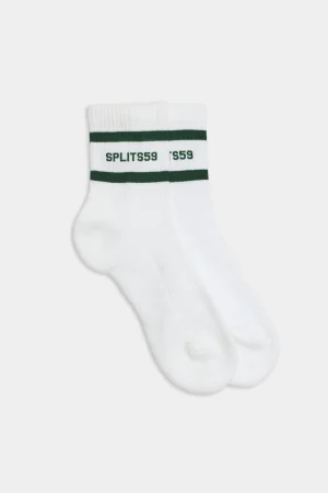 Hot Logo Stripe Quarter Socks Accessories