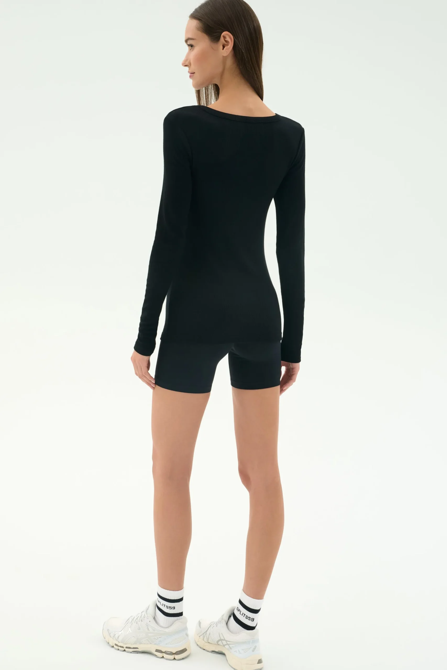 Discount Louise Rib Henley Tops & Tanks