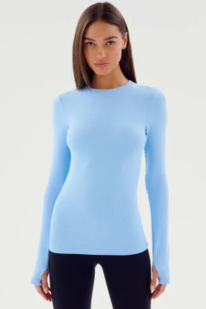 Online Louise Rib Long Sleeve Tops & Tanks