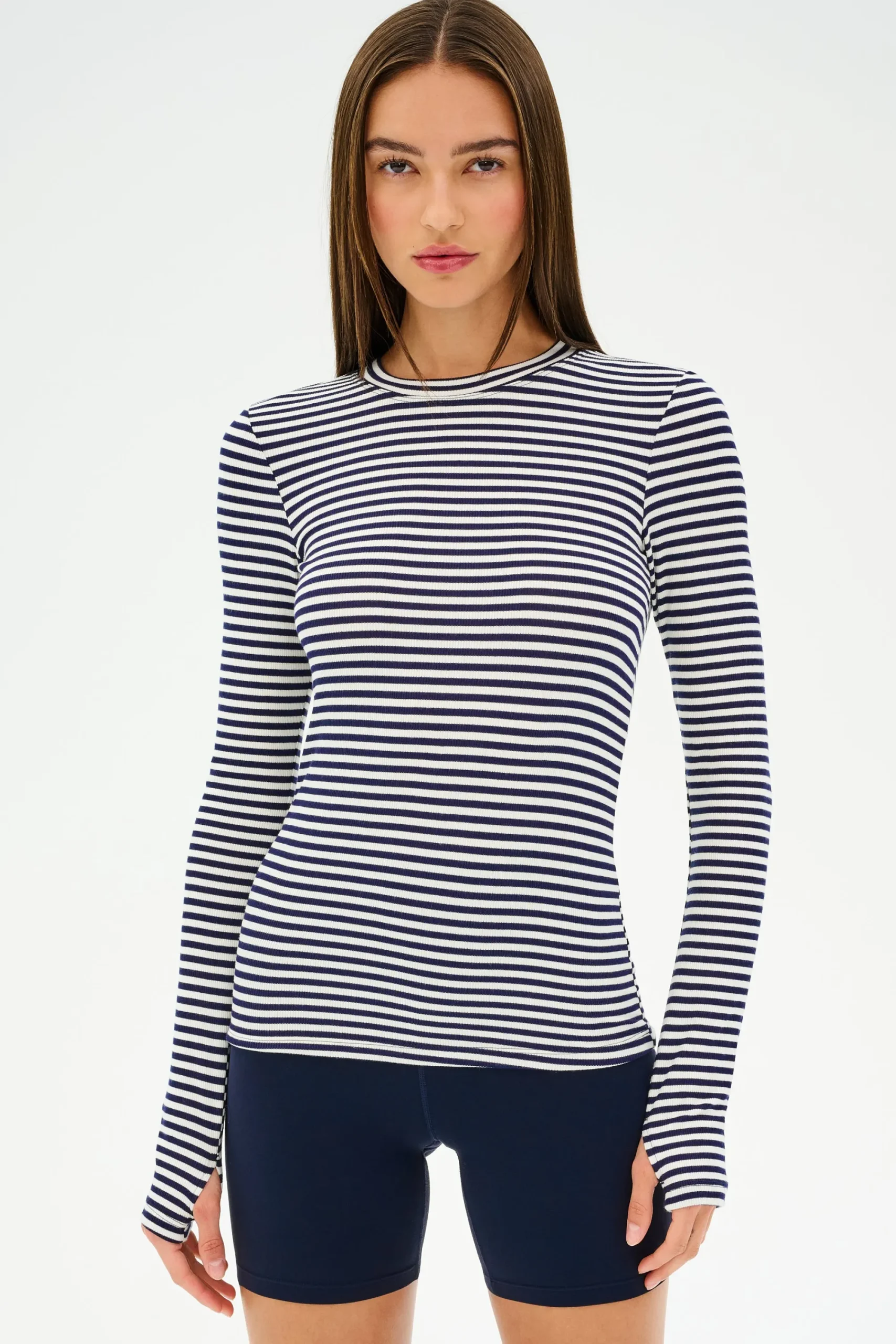 Fashion Louise Rib Long Sleeve Tops & Tanks