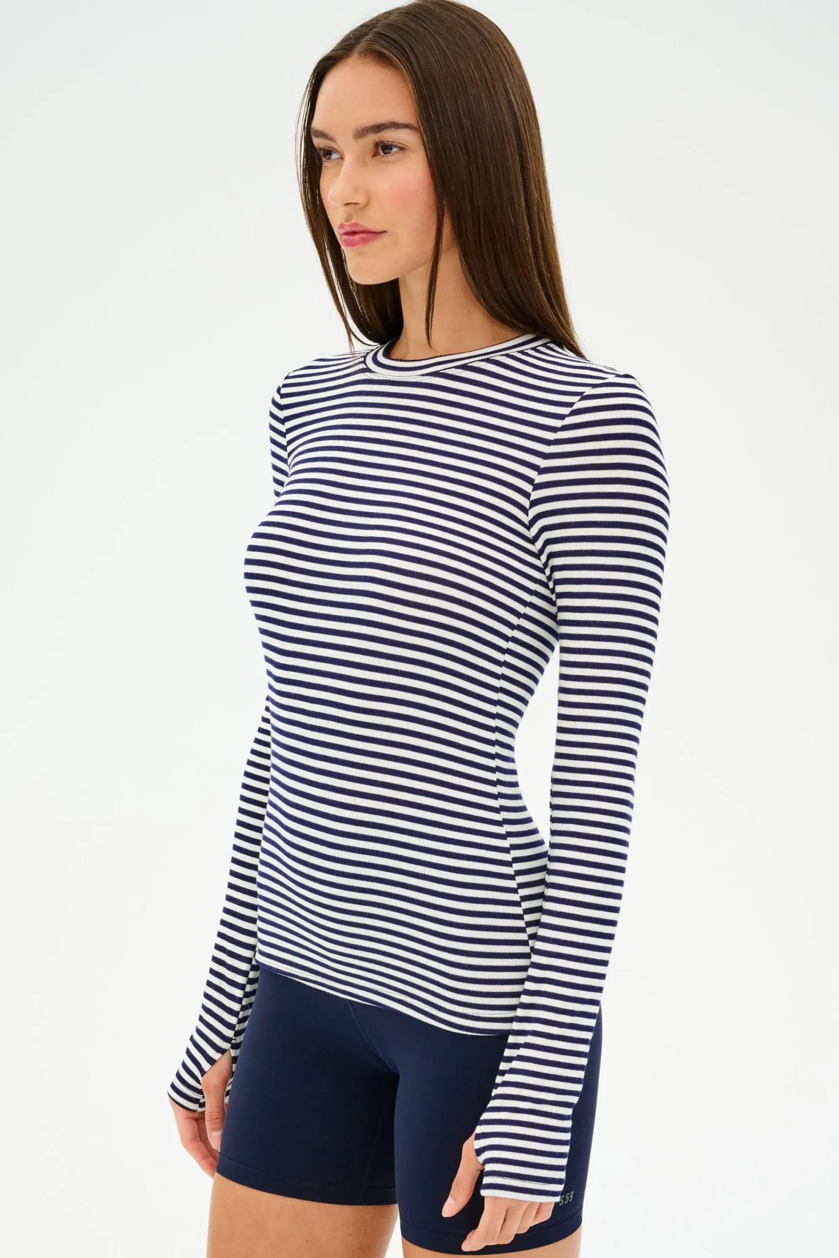 Fashion Louise Rib Long Sleeve Tops & Tanks