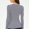 Fashion Louise Rib Long Sleeve Tops & Tanks