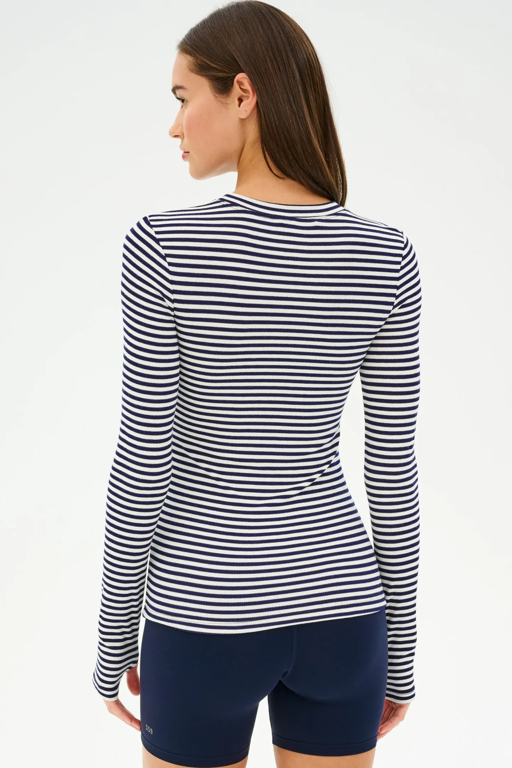 Fashion Louise Rib Long Sleeve Tops & Tanks
