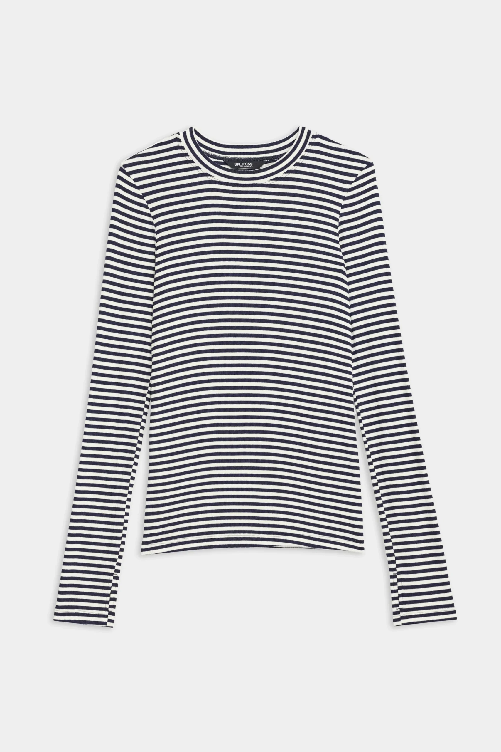 Fashion Louise Rib Long Sleeve Tops & Tanks