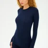 Sale Louise Rib Long Sleeve Tops & Tanks