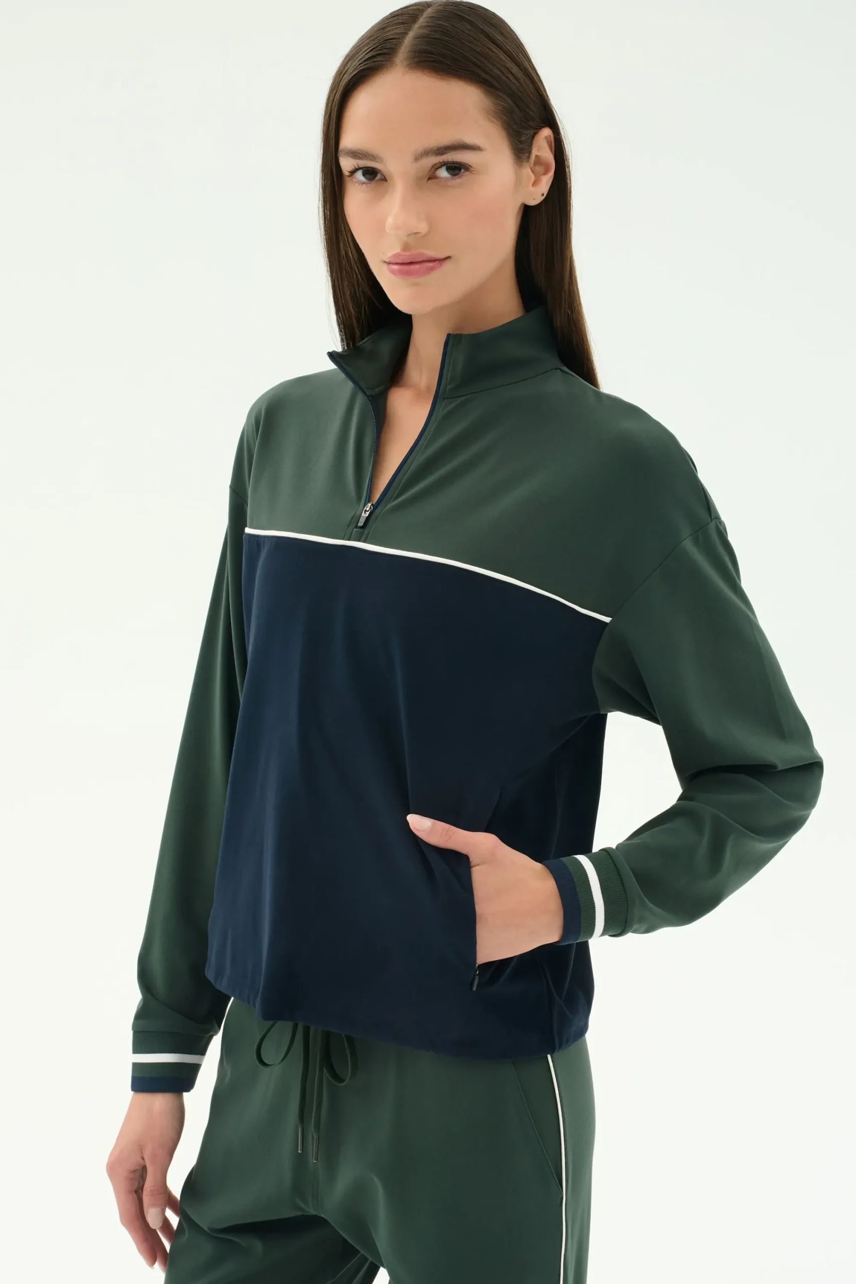 Discount Millie Airweight Half Zip Sweats & Tracksuits|Outerwear