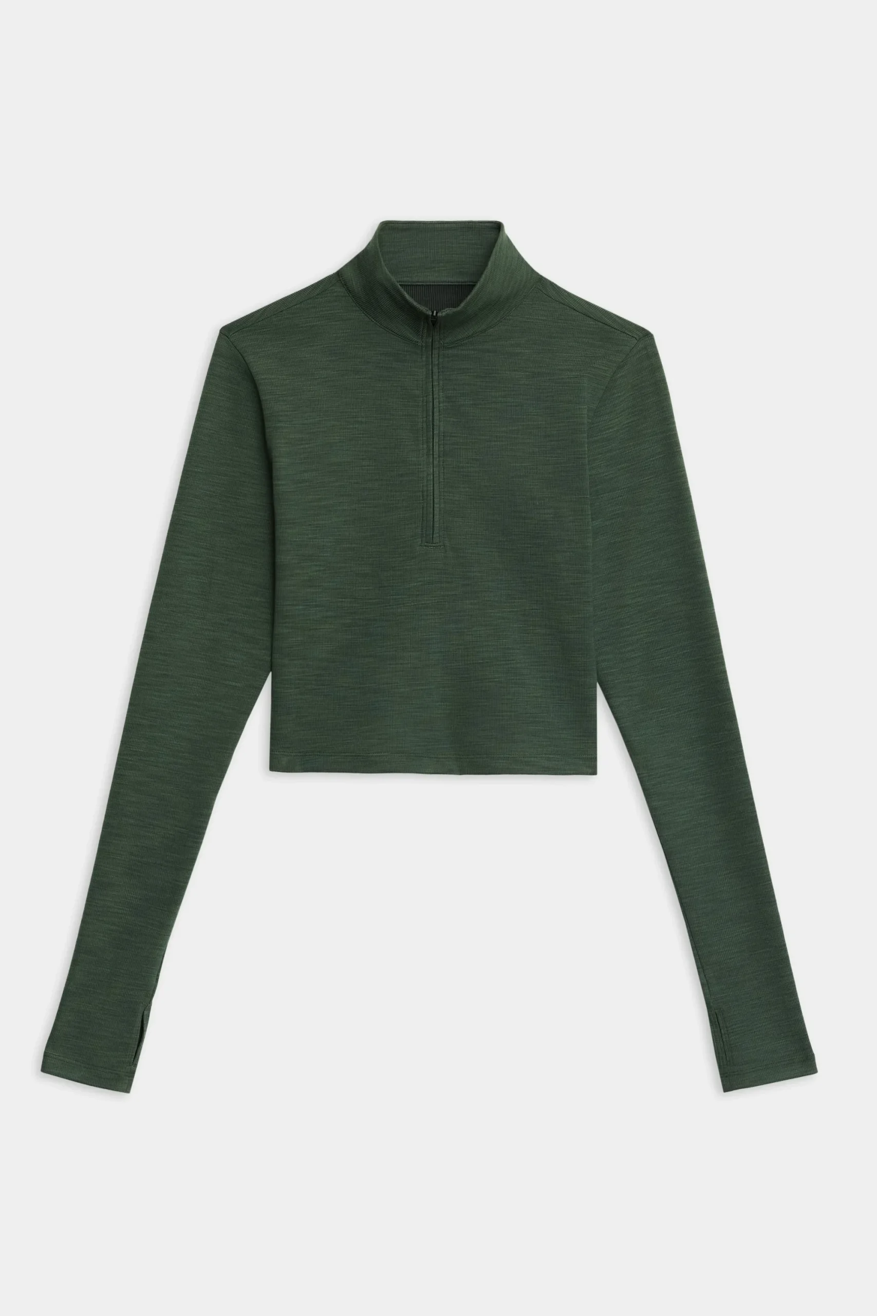 New Stevie Active Rib Half Zip Outerwear|Tops & Tanks